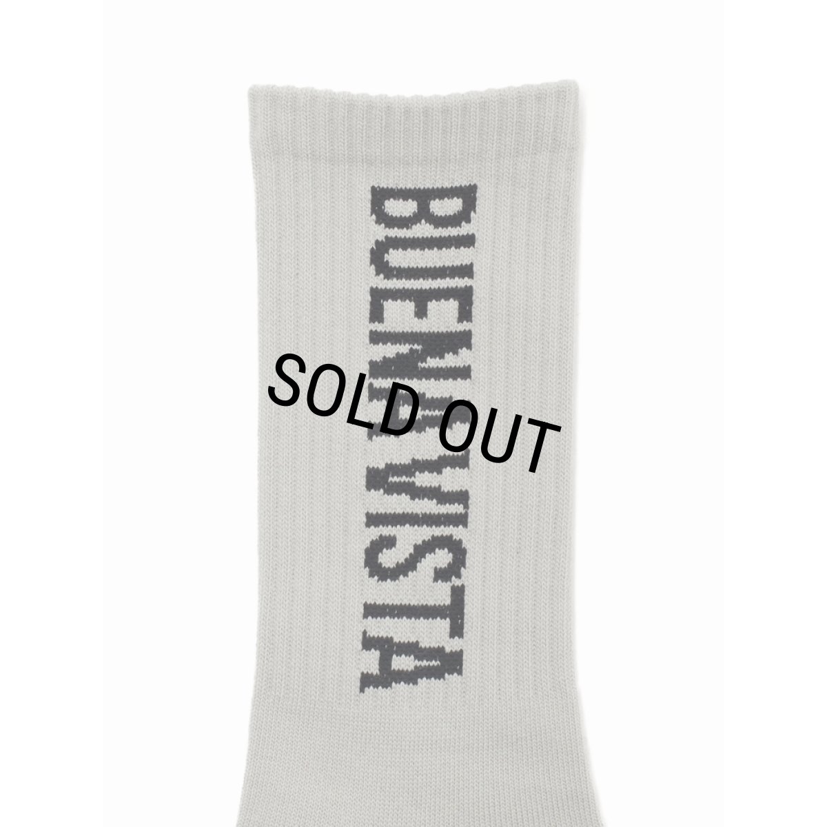 画像3: BUENA VISTA/BV logo socks（GRAY）［ソックス-25秋冬］ (3)
