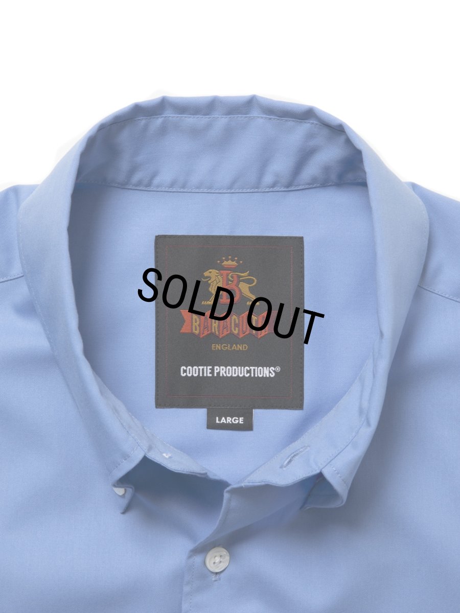 画像2: COOTIE PRODUCTIONS/EWP Oxford B.D. Shirts（×BARACUTA）（Blue）［オックスフォードB.D.シャツ-25秋冬］ (2)
