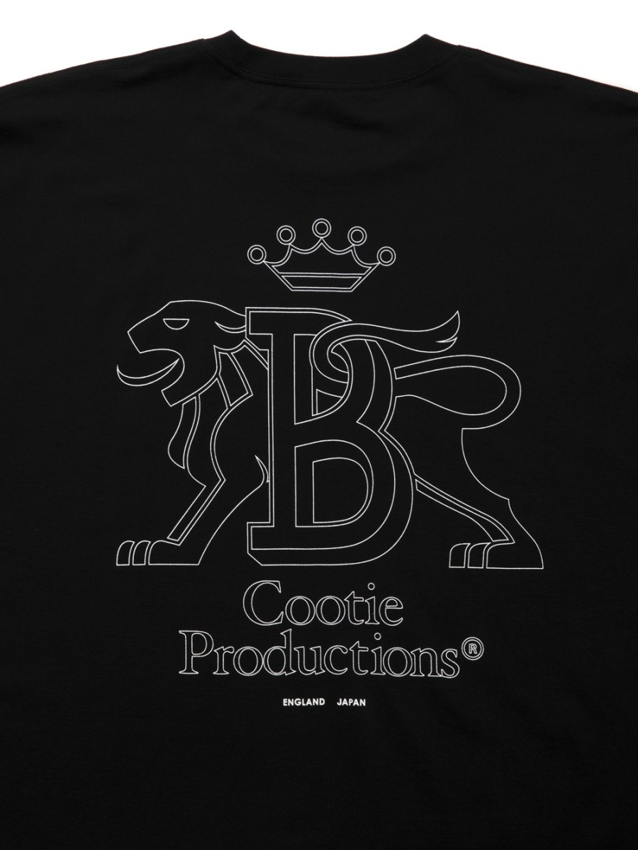画像4: COOTIE PRODUCTIONS/EWP Supima Cotton S/S Tee（×BARACUTA）（Black）［プリントT-25秋冬］ (4)