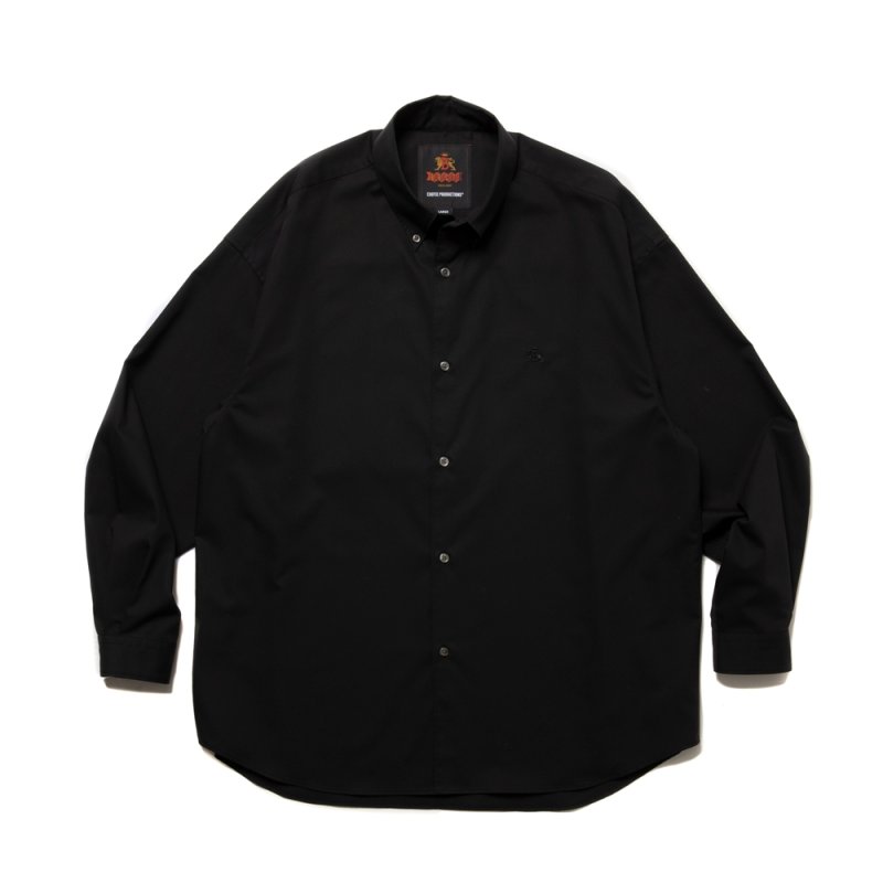 画像1: COOTIE PRODUCTIONS/EWP Oxford B.D. Shirts（×BARACUTA）（Black）［オックスフォードB.D.シャツ-25秋冬］