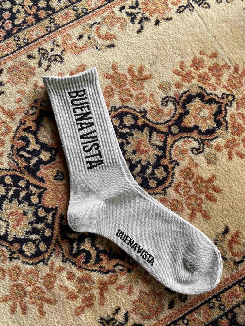 画像3: BUENA VISTA/BV logo socks（GRAY）［ソックス-25秋冬］