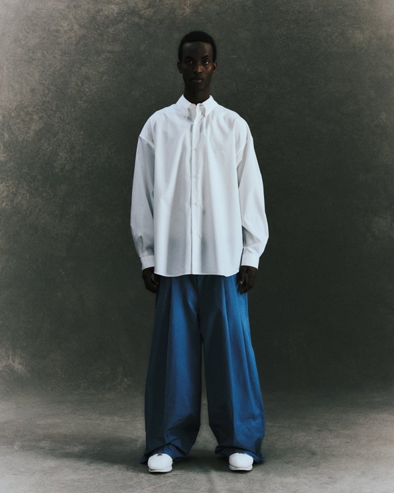 画像3: COOTIE PRODUCTIONS/EWP Oxford B.D. Shirts（×BARACUTA）（White）［オックスフォードB.D.シャツ-25秋冬］