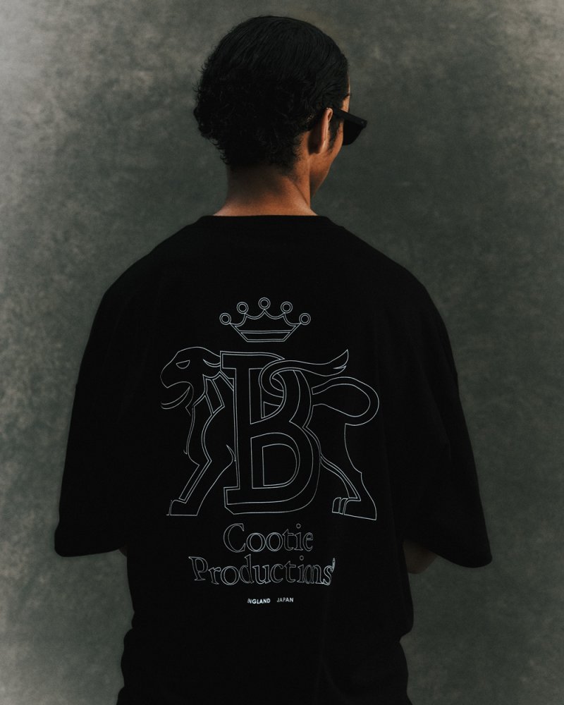 画像3: COOTIE PRODUCTIONS/EWP Supima Cotton S/S Tee（×BARACUTA）（Black）［プリントT-25秋冬］