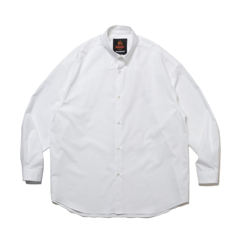 画像1: COOTIE PRODUCTIONS/EWP Oxford B.D. Shirts（×BARACUTA）（White）［オックスフォードB.D.シャツ-25秋冬］