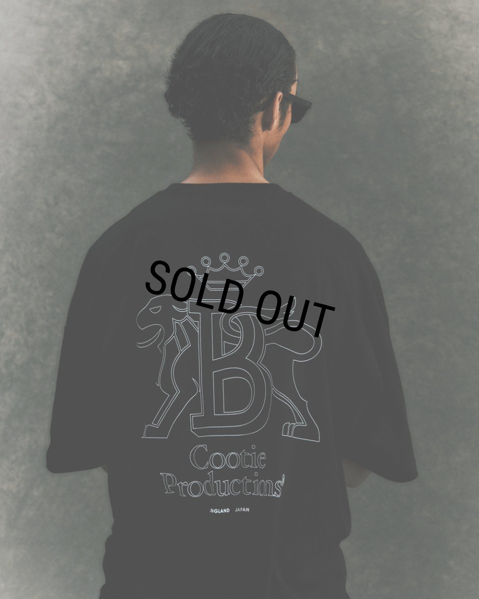 画像5: COOTIE PRODUCTIONS/EWP Supima Cotton S/S Tee（×BARACUTA）（Black）［プリントT-25秋冬］ (5)