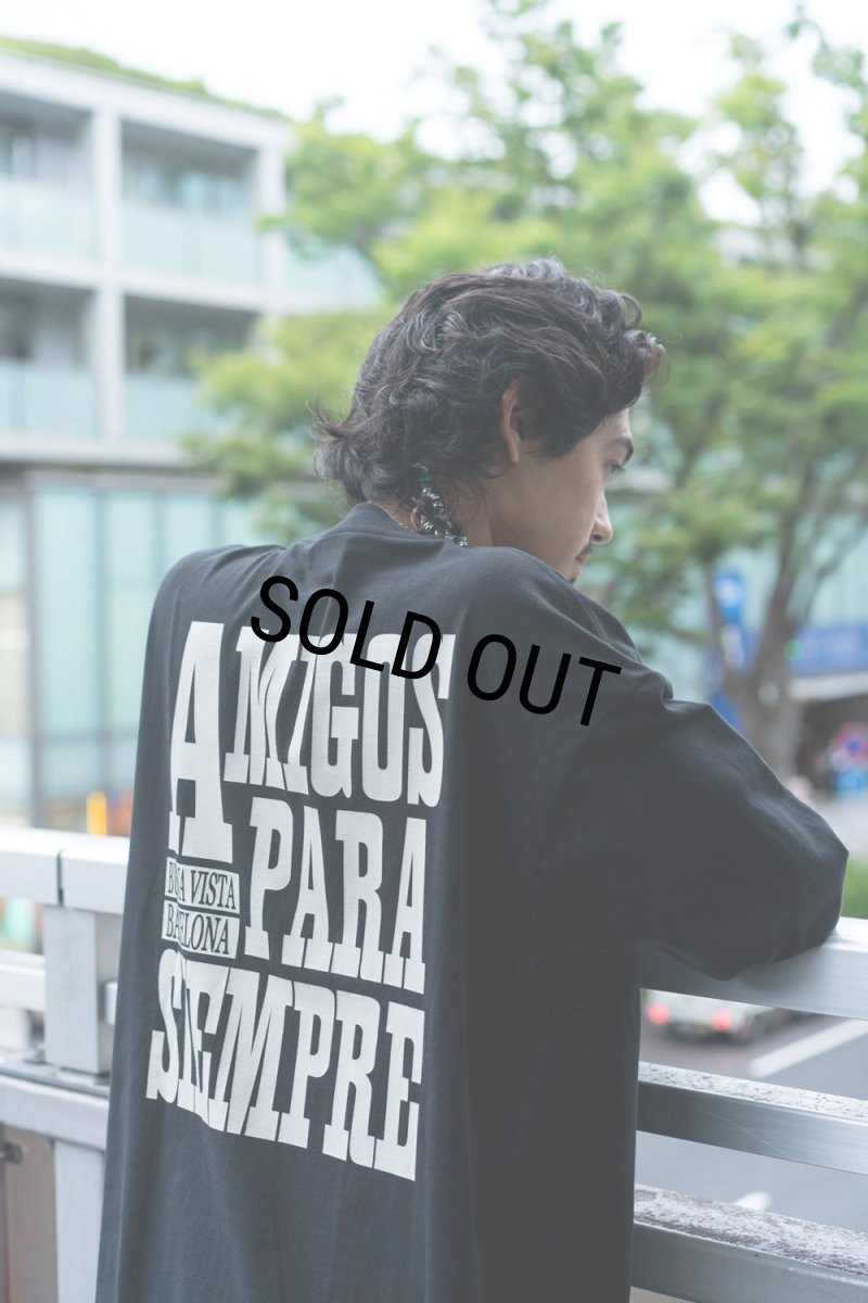 画像5: 【30%OFF】BUENA VISTA/Amigos L/S（BLACK）［プリント長袖T-25秋冬］ (5)