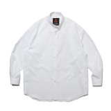 COOTIE PRODUCTIONS/EWP Oxford B.D. Shirts（×BARACUTA）（White）［オックスフォードB.D.シャツ-25秋冬］
