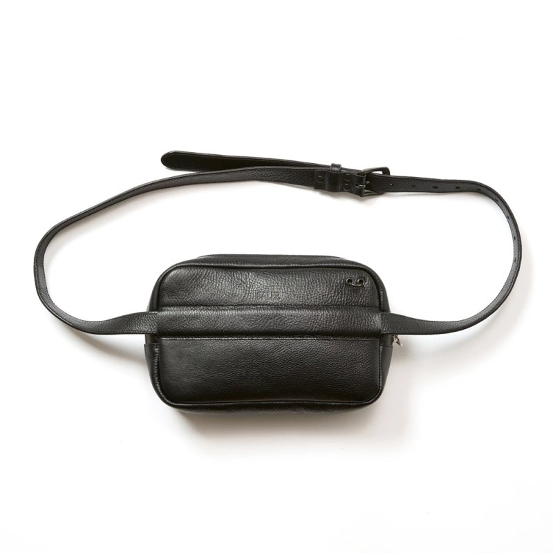 画像2: CALEE/STUDS LEATHER BODY BAG（BLACK）［レザーボディーバッグ-25秋冬］