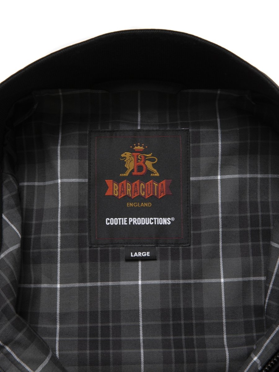 画像4: COOTIE PRODUCTIONS/EWP G9 Harrington Jacket（×BARACUTA）（Black）［G9ハリントンJKT-25秋冬］ (4)
