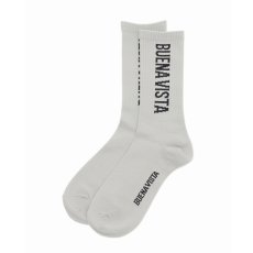画像1: BUENA VISTA/BV logo socks（GRAY）［ソックス-25秋冬］ (1)