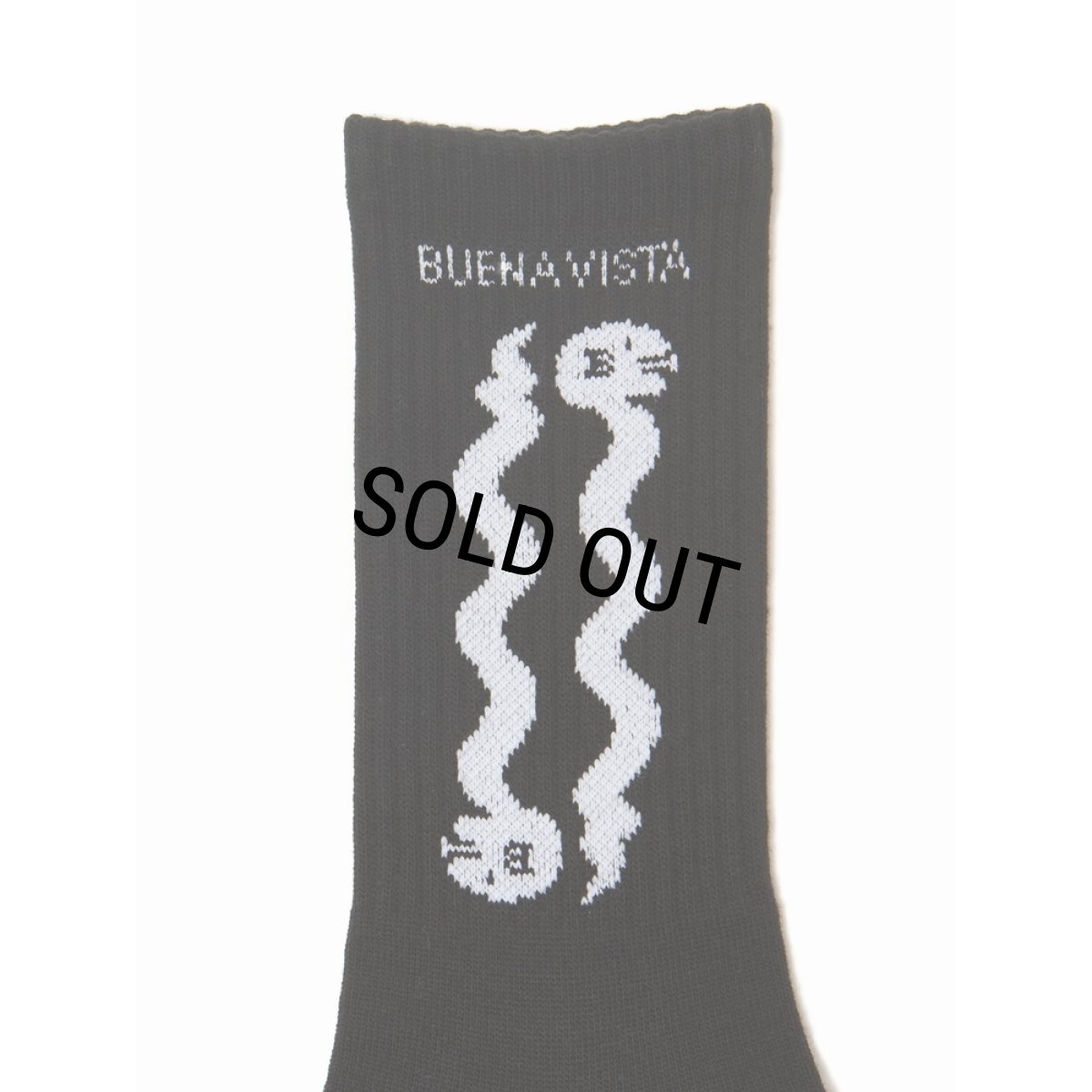 画像3: 【30%OFF】BUENA VISTA/snake socks（BLACK）［ソックス-25秋冬］ (3)