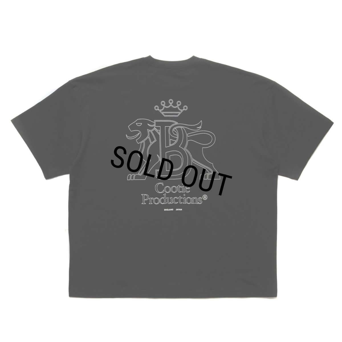 画像1: COOTIE PRODUCTIONS/EWP Supima Cotton S/S Tee（×BARACUTA）（Black）［プリントT-25秋冬］ (1)
