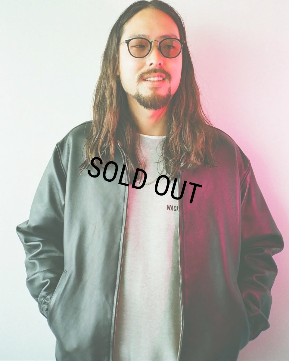 画像2: WACKO MARIA/HEAVY WEIGHT SWEAT SHIRT（GRAY）［クルーネックスウェット-25秋冬］ (2)