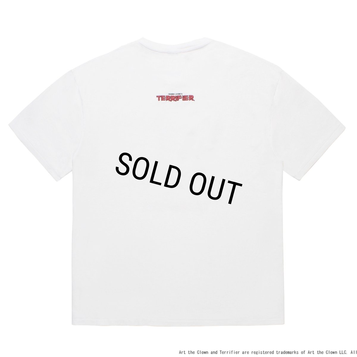 画像2: WACKO MARIA/TERRIFIER / WASHED HEAVY WEIGHT T-SHIRT（WHITE）［プリント+刺繍T-25秋冬］ (2)