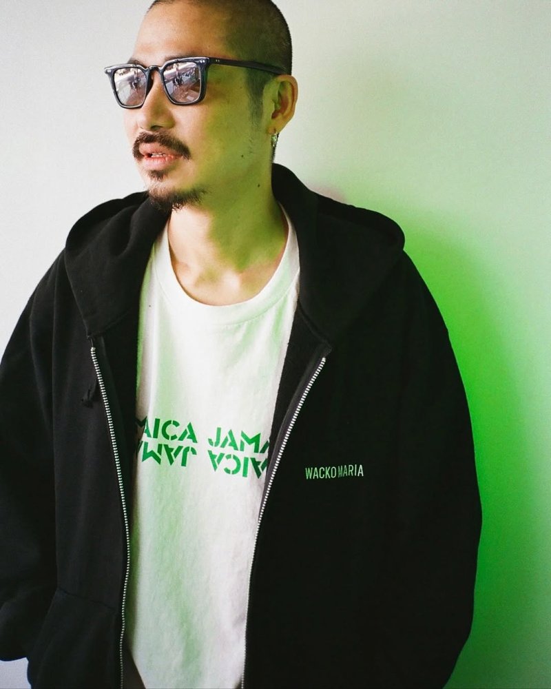 画像3: WACKO MARIA/MIGHTY CROWN / T-SHIRT（WHITE/GREEN）［プリント+刺繍T-25秋冬］