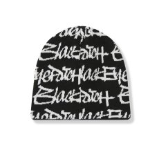 画像2: BlackEyePatch/FASTHAND SCRIPT BEANIE（BLACK） (2)