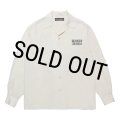 WACKO MARIA/50'S OPEN COLLAR SHIRT（IVORY）［50'Sオープンカラーシャツ-25秋冬］