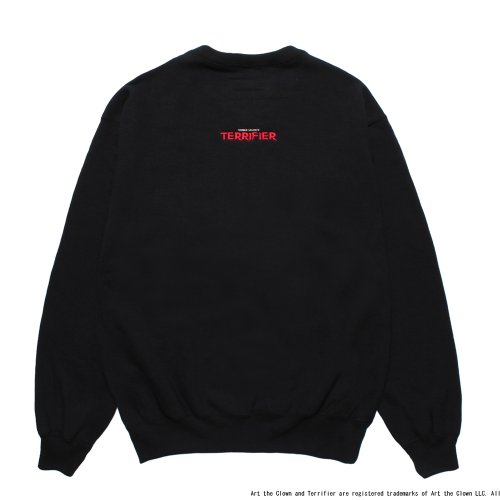 他の写真2: WACKO MARIA/TERRIFIER / HEAVY WEIGHT SWEAT SHIRT（BLACK）［クルーネックスウェット-25秋冬］