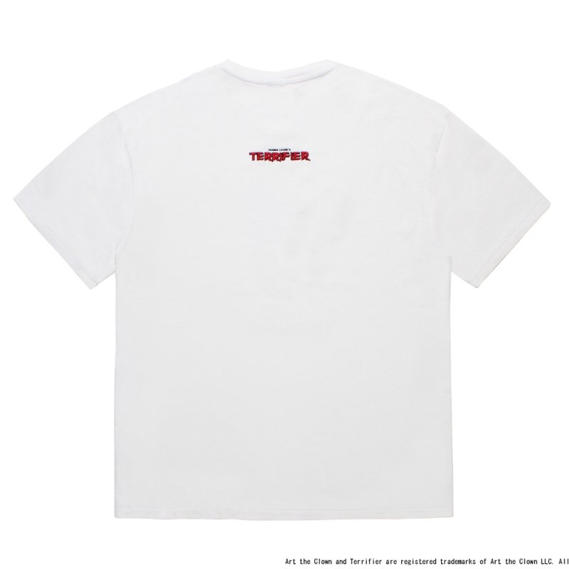 画像2: WACKO MARIA/TERRIFIER / WASHED HEAVY WEIGHT T-SHIRT（WHITE）［プリント+刺繍T-25秋冬］