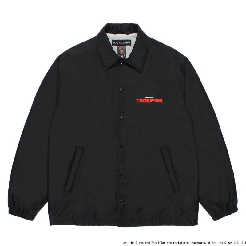 画像1: WACKO MARIA/TERRIFIER / COACH JACKET（BLACK）［コーチJKT-25秋冬］