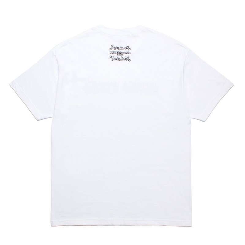 画像2: WACKO MARIA/MIGHTY CROWN / T-SHIRT（WHITE/GREEN）［プリント+刺繍T-25秋冬］