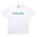 WACKO MARIA/MIGHTY CROWN / T-SHIRT（WHITE/GREEN）［プリント+刺繍T-25秋冬］