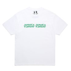 画像1: WACKO MARIA/MIGHTY CROWN / T-SHIRT（WHITE/GREEN）［プリント+刺繍T-25秋冬］ (1)