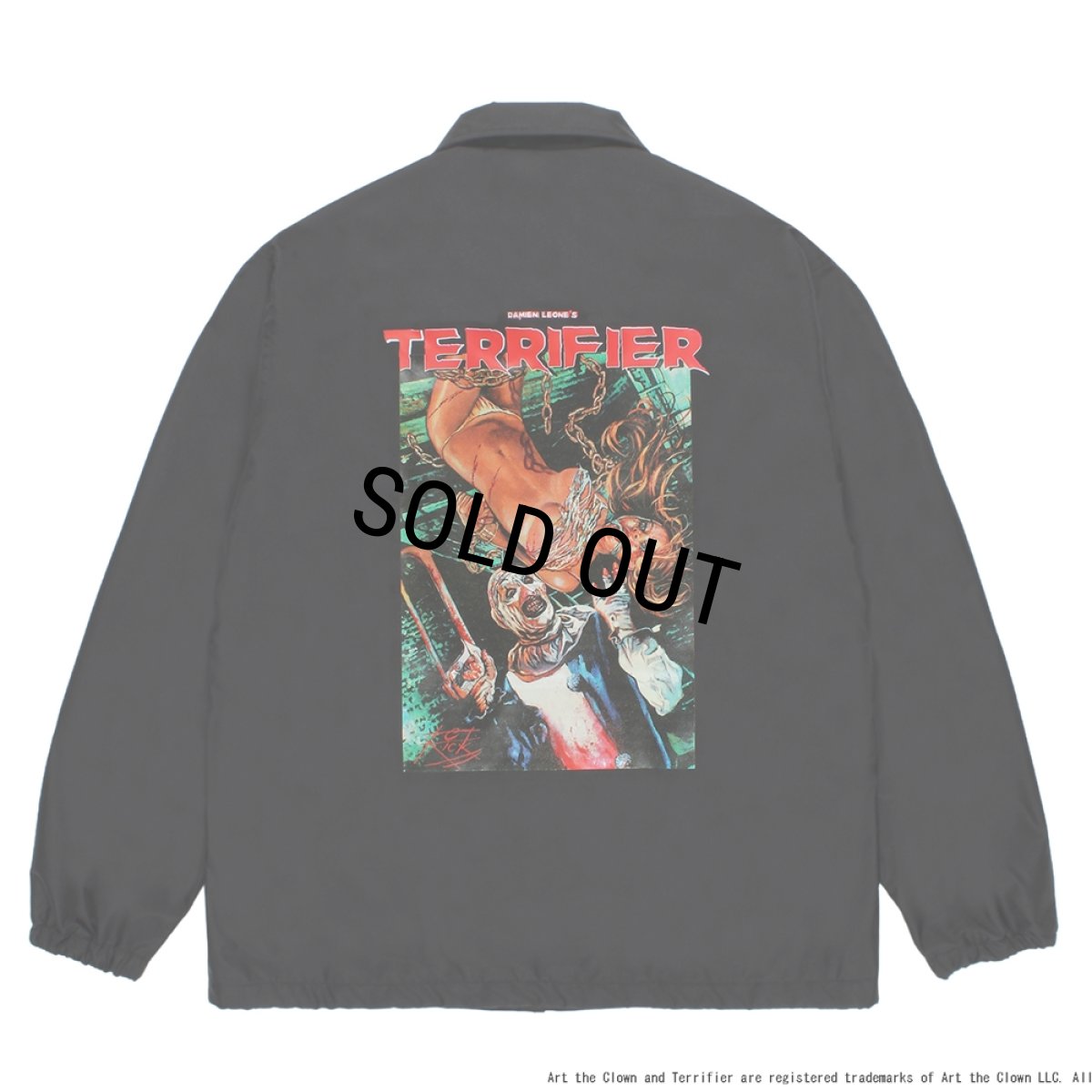 画像1: WACKO MARIA/TERRIFIER / COACH JACKET（BLACK）［コーチJKT-25秋冬］ (1)