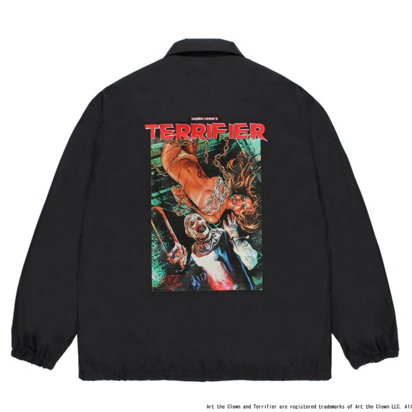 画像1: WACKO MARIA/TERRIFIER / COACH JACKET（BLACK）［コーチJKT-25秋冬］
