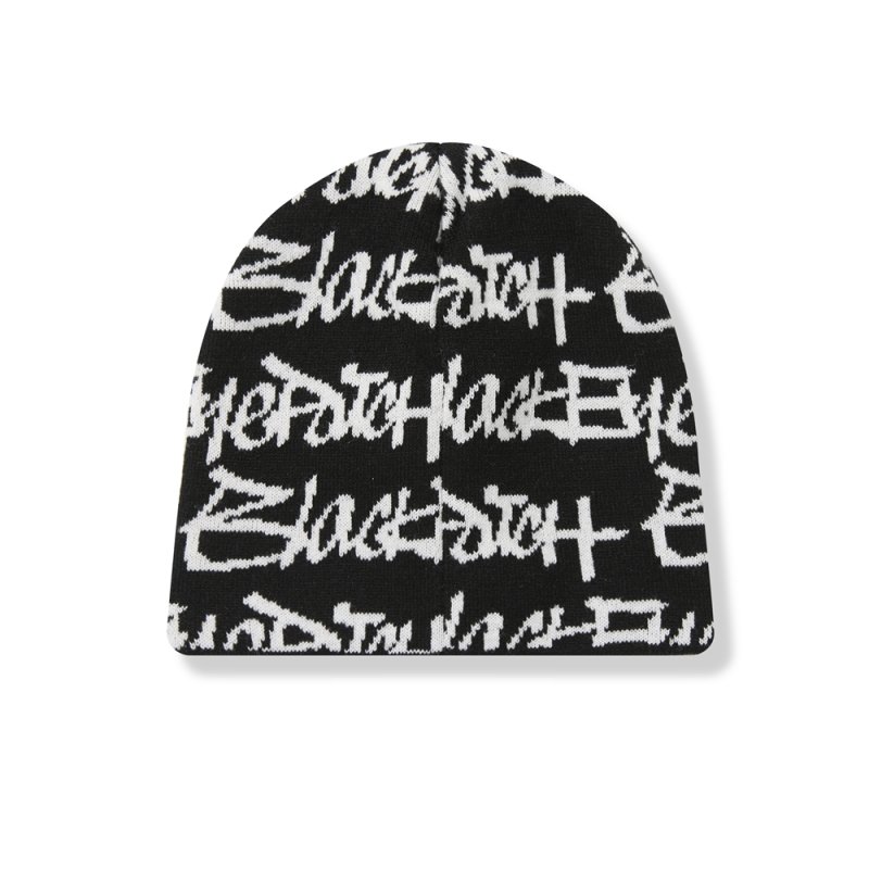 画像2: BlackEyePatch/FASTHAND SCRIPT BEANIE（BLACK）