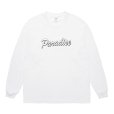 画像1: WACKO MARIA/WASHED HEAVY WEIGHT LONG SLEEVE T-SHIRT（WHITE）［プリント+刺繍長袖T-25秋冬］ (1)