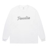 WACKO MARIA/WASHED HEAVY WEIGHT LONG SLEEVE T-SHIRT（WHITE）［プリント+刺繍長袖T-25秋冬］