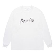 画像1: WACKO MARIA/WASHED HEAVY WEIGHT LONG SLEEVE T-SHIRT（WHITE）［プリント+刺繍長袖T-25秋冬］ (1)
