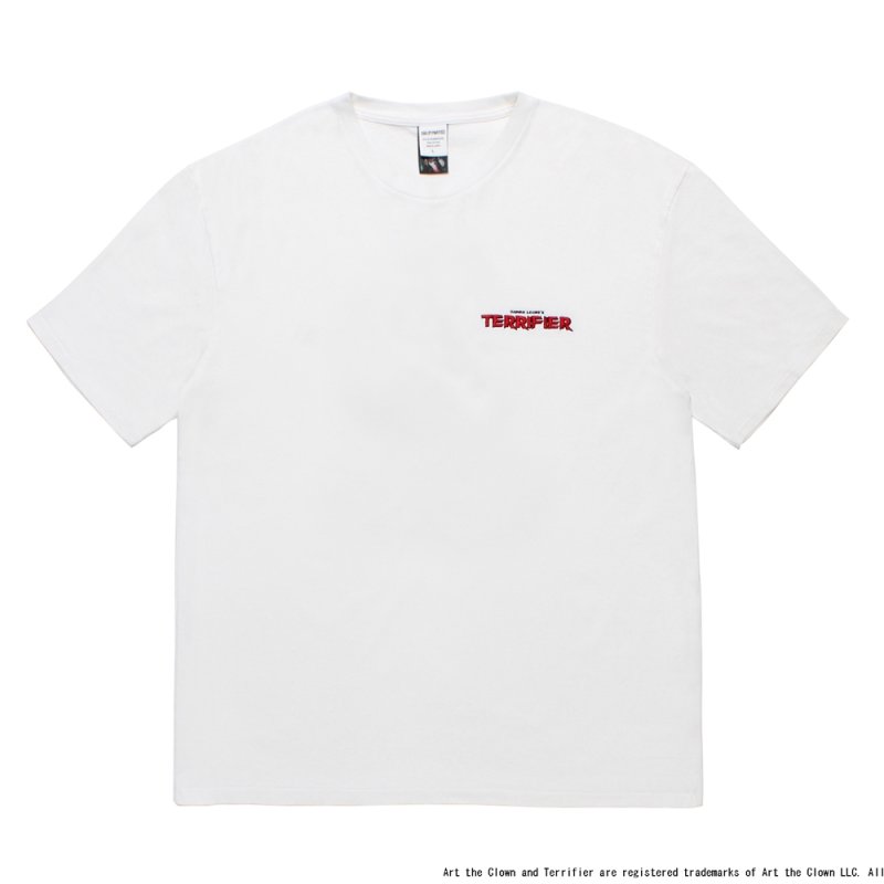 画像1: WACKO MARIA/TERRIFIER / WASHED HEAVY WEIGHT T-SHIRT（WHITE）［プリント+刺繍T-25秋冬］