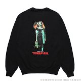 WACKO MARIA/TERRIFIER / HEAVY WEIGHT SWEAT SHIRT（BLACK）［クルーネックスウェット-25秋冬］