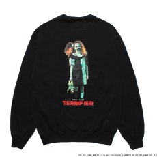 画像1: WACKO MARIA/TERRIFIER / HEAVY WEIGHT SWEAT SHIRT（BLACK）［クルーネックスウェット-25秋冬］ (1)