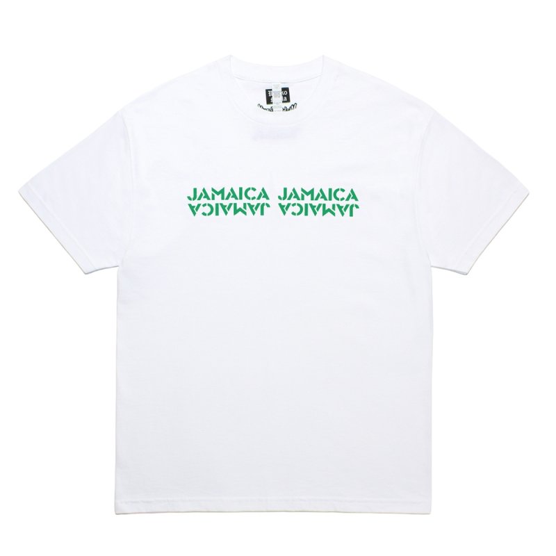 画像1: WACKO MARIA/MIGHTY CROWN / T-SHIRT（WHITE/GREEN）［プリント+刺繍T-25秋冬］