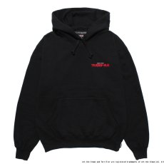 画像2: WACKO MARIA/TERRIFIER / HEAVY WEIGHT HOODED SWEAT SHIRT（BLACK）［プルオーバーパーカー-25秋冬］ (2)