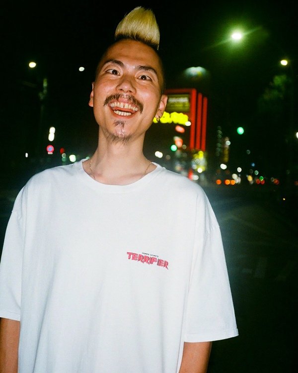 画像3: WACKO MARIA/TERRIFIER / WASHED HEAVY WEIGHT T-SHIRT（WHITE）［プリント+刺繍T-25秋冬］