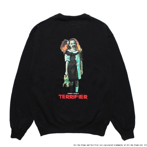 他の写真2: WACKO MARIA/TERRIFIER / HEAVY WEIGHT SWEAT SHIRT（BLACK）［クルーネックスウェット-25秋冬］
