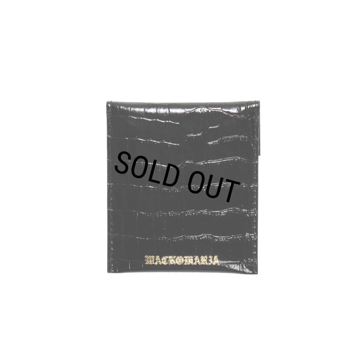 画像2: WACKO MARIA/EMBOSSED LETAHER PORTABLE ASHTRAY（BLACK）［レザーポータブルアシュトレイ-25秋冬］ (2)