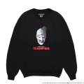 WACKO MARIA/TERRIFIER / HEAVY WEIGHT SWEAT SHIRT（BLACK）［クルーネックスウェット-25秋冬］