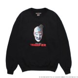 WACKO MARIA/TERRIFIER / HEAVY WEIGHT SWEAT SHIRT（BLACK）［クルーネックスウェット-25秋冬］