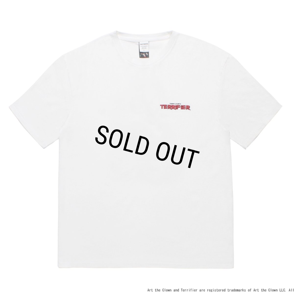 画像2: WACKO MARIA/TERRIFIER / WASHED HEAVY WEIGHT T-SHIRT（WHITE）［プリント+刺繍T-25秋冬］ (2)