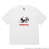 WACKO MARIA/TERRIFIER / WASHED HEAVY WEIGHT T-SHIRT（WHITE）［プリント+刺繍T-25秋冬］