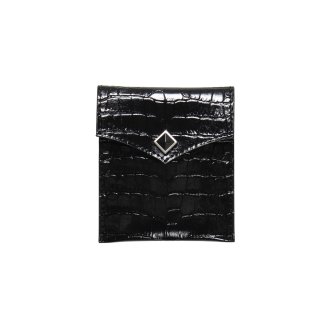 WACKO MARIA/EMBOSSED LETAHER PORTABLE ASHTRAY（BLACK）［レザー