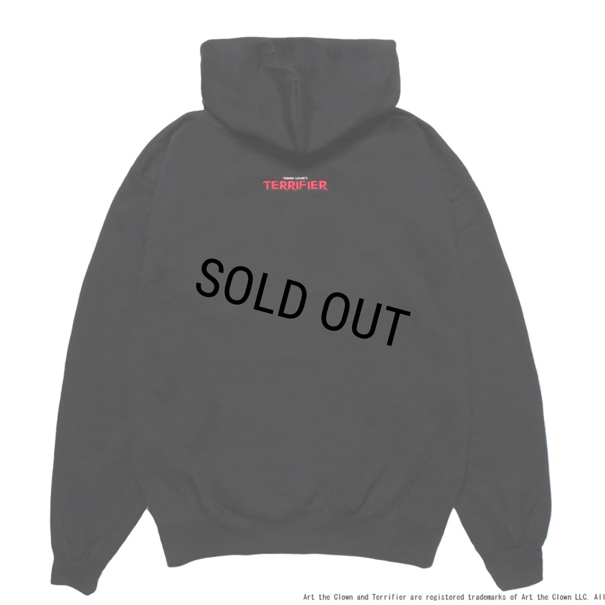 画像2: WACKO MARIA/TERRIFIER / HEAVY WEIGHT HOODED SWEAT SHIRT（BLACK）［プルオーバーパーカー-25秋冬］ (2)