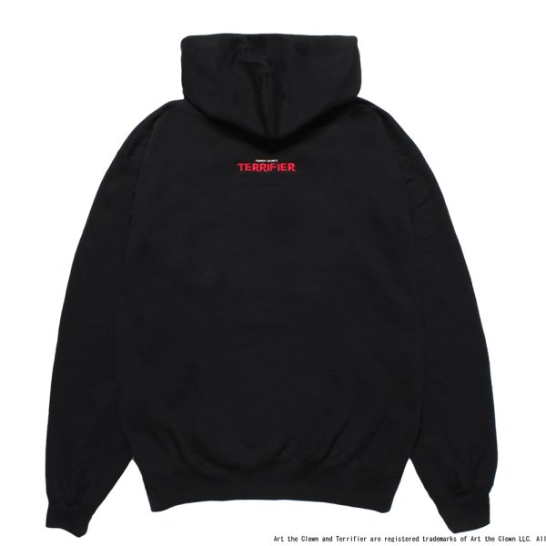 画像2: WACKO MARIA/TERRIFIER / HEAVY WEIGHT HOODED SWEAT SHIRT（BLACK）［プルオーバーパーカー-25秋冬］