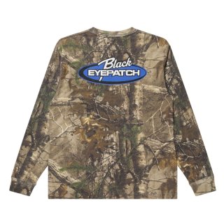 新品 BlackEyePatch 25AW REAL TREE カットソー L BlackEyePatch/REAL TREE TEAM LOGO L/S TEE（MULTI） - JONAS
