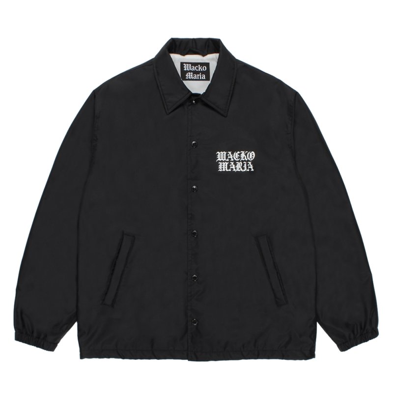 画像1: WACKO MARIA/COACH JACKET（BLACK）［コーチJKT-25秋冬］